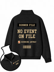 No Event On File Half-Zip Fleece Pullover
