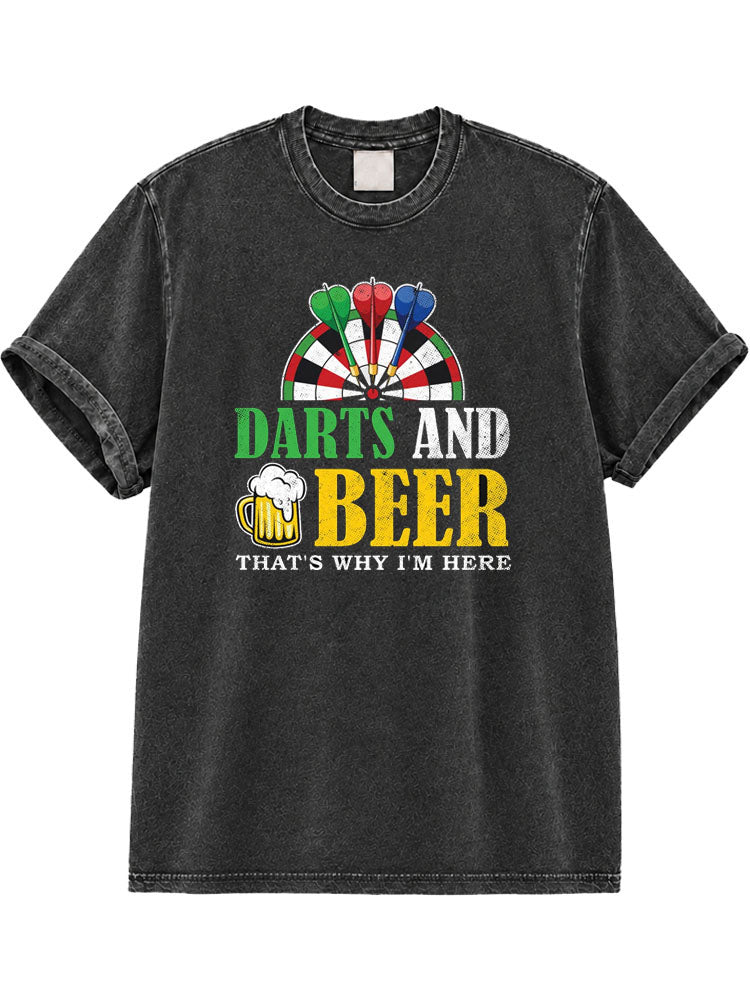 Man at Work Washed T-Shirt