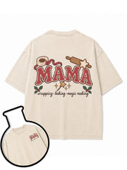 MAMA wrapping baking magic making Washed T-Shirt