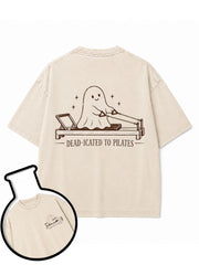 DEAD-ICATED TO PILATES Washed T-Shirt