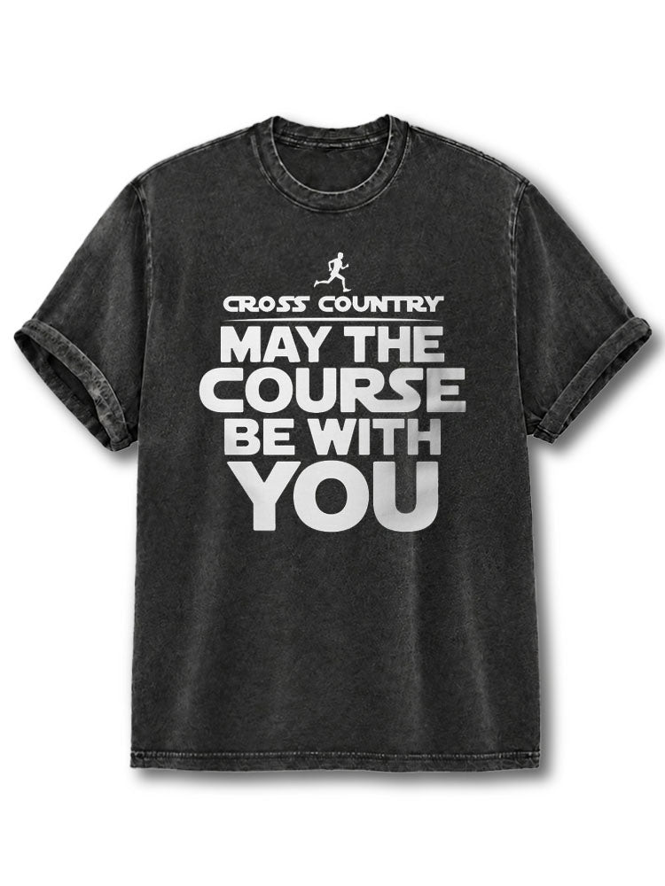May The Course Be With You Washed T-Shirt