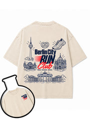 Berlin City RUN Club Washed T-Shirt