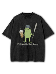We Travel Ball At Dawn Washed T-Shirt