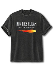 Run Like Elijah Washed T-Shirt