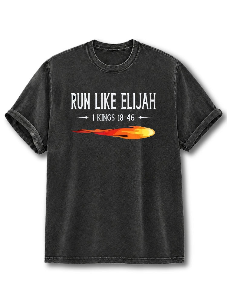 Run Like Elijah Washed T-Shirt