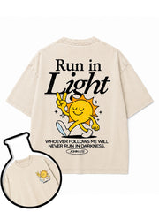 Run in Light Washed T-Shirt