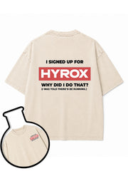 I WAS TOLD THERE’D BE RUNNING Washed T-Shirt