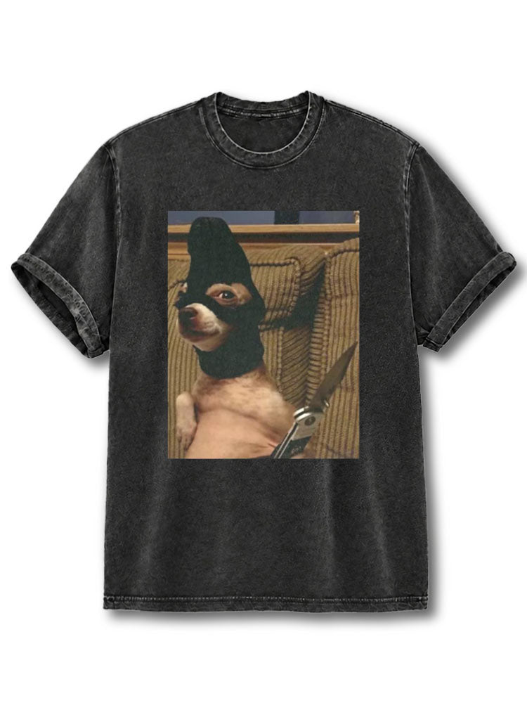 Dad Gangster Washed T-Shirt