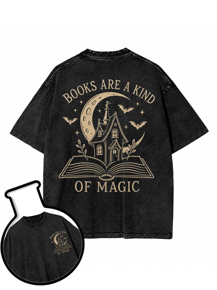 Books are a kind of magic Washed T-Shirt