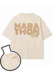 MARATHON club Washed T-Shirt