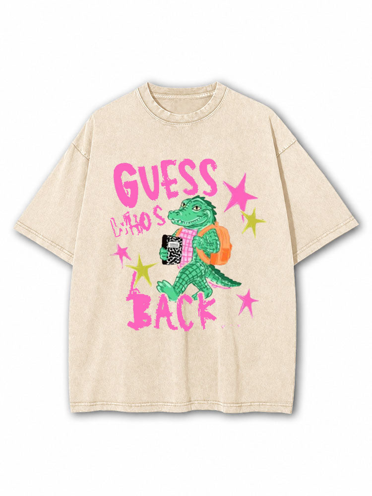 Guess Who's Back Washed T-Shirt