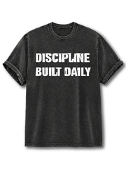 Discipline Built Daily Washed T-Shirt