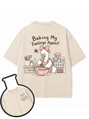 Baking My Feelings Again Washed T-Shirt