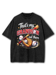 That's My Grandson Washed T-Shirt