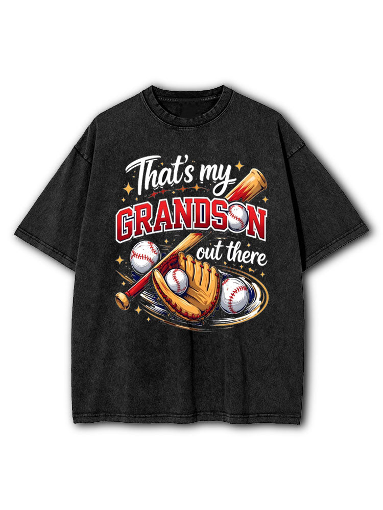 That's My Grandson Washed T-Shirt