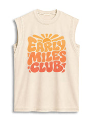 EARLY MILES CLUB Vintage Washed Cotton Tank Top