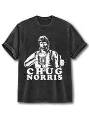 CHUG NORRIS Washed T-Shirt