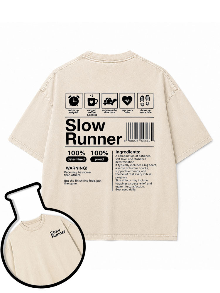 Slow Runner Washed T-Shirt
