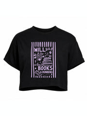 WILL yap about BOOKS & RUNNING Crop Tops