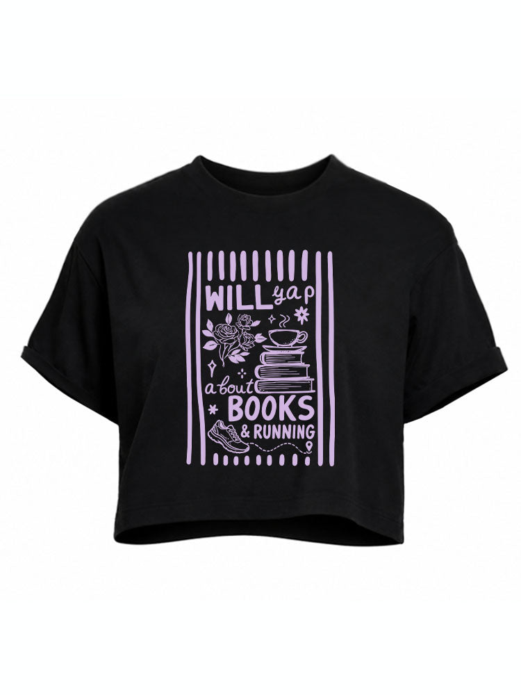 WILL yap about BOOKS & RUNNING Crop Tops