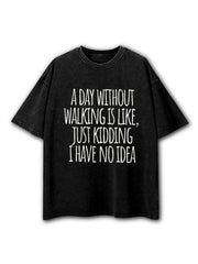 A Day Walking Washed T-Shirt