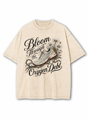 Bloom Through The Oxygen Debt Washed T-Shirt