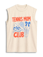 TENNIS MOM CLUB Vintage Washed Cotton Tank Top