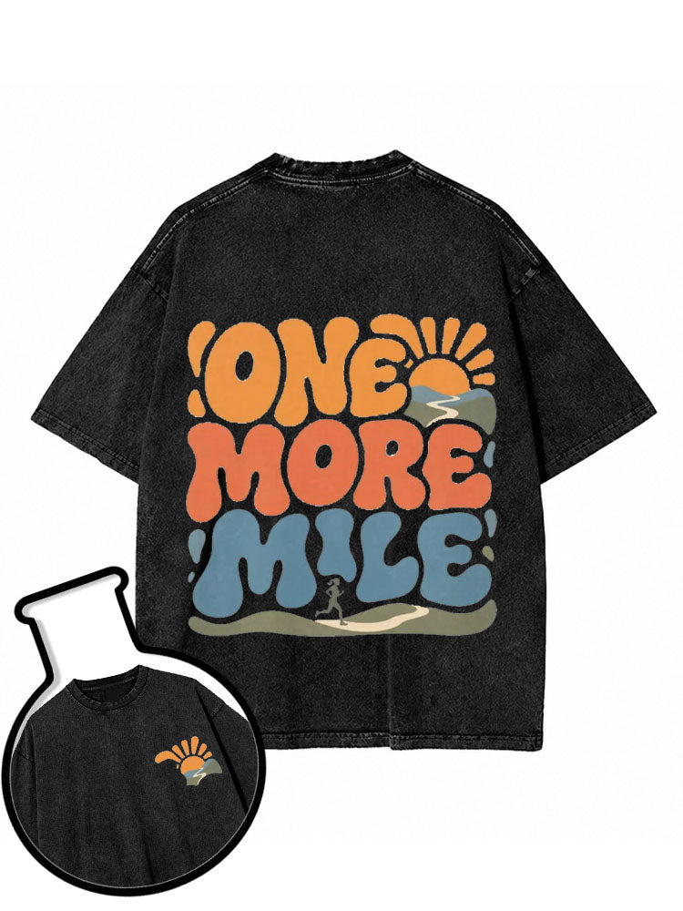 One More Mile Washed T-Shirt