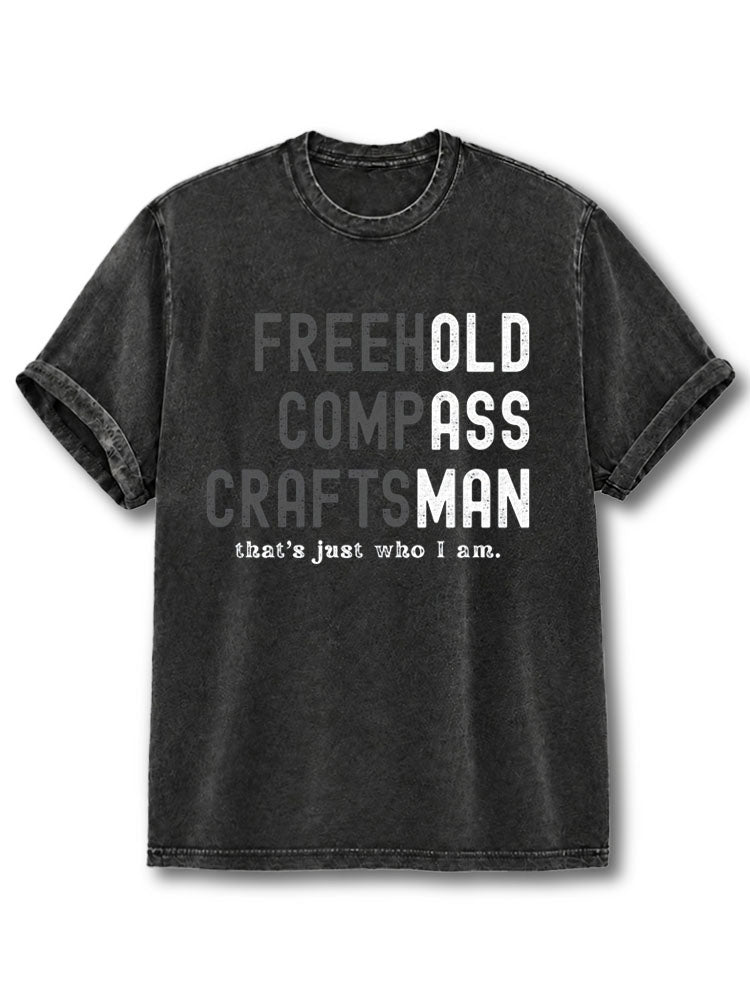 Old A Man Washed T-Shirt