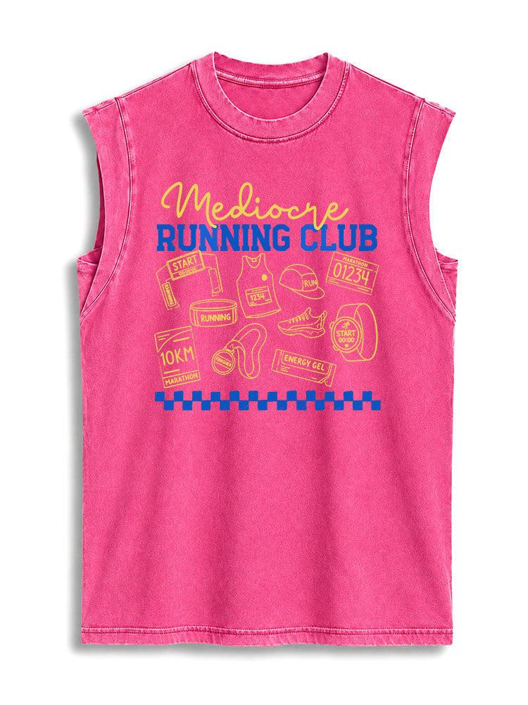 Mediocre Running Club Vintage Washed Cotton Tank Top