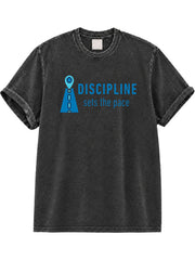 Run More Worry Less Washed T-Shirt