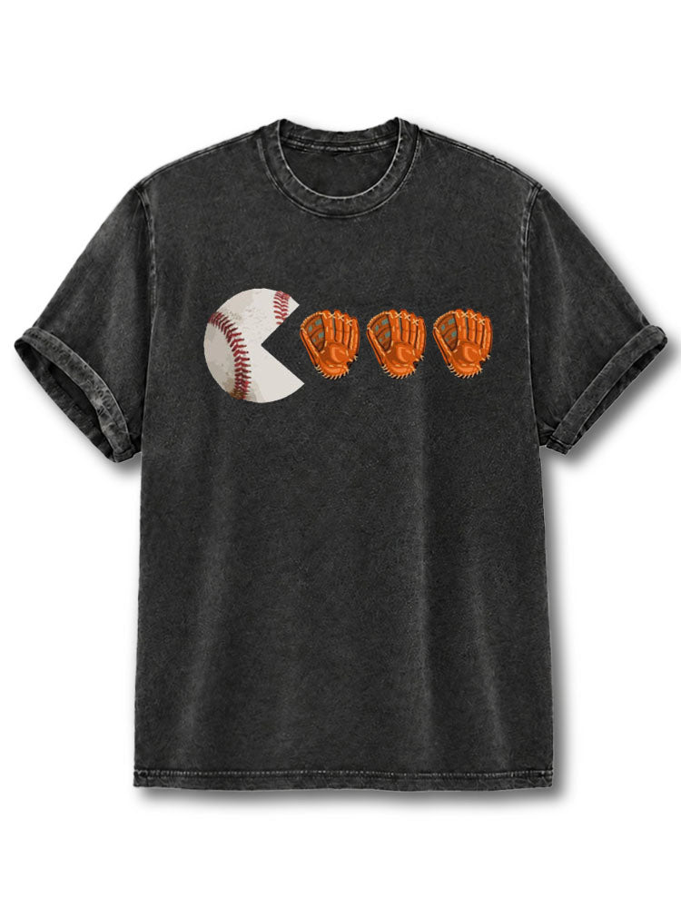 Baseball Glove Washed T-Shirt