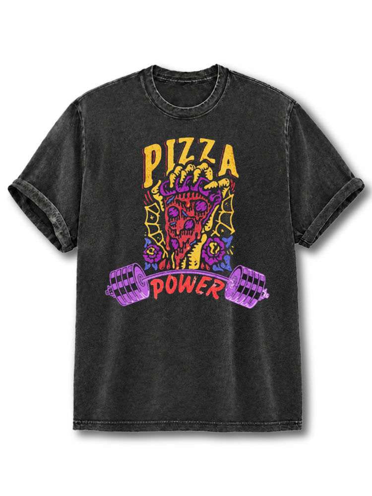 Pizza Power Washed T-Shirt