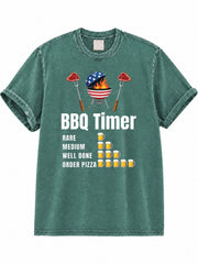 Old Row Smokin Meats and Clapping Cheeks Washed T-Shirt