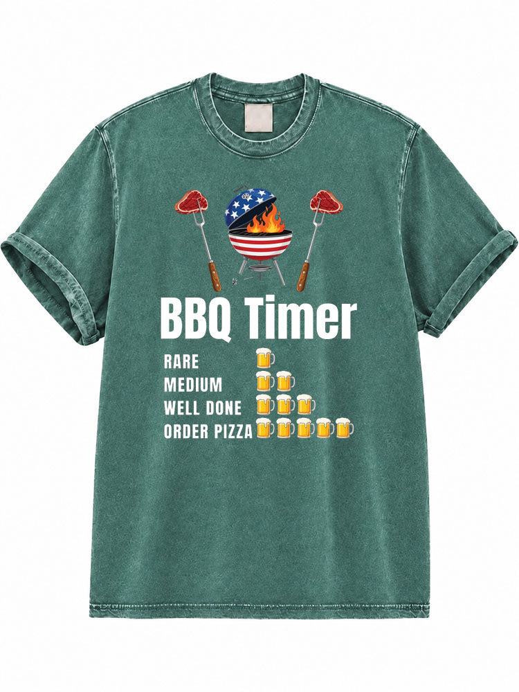 Old Row Smokin Meats and Clapping Cheeks Washed T-Shirt