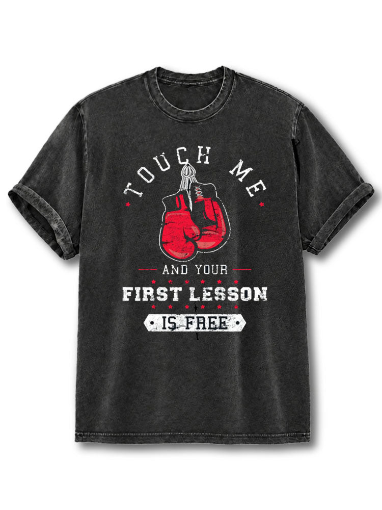 Your First Lesson Is Free Washed T-Shirt