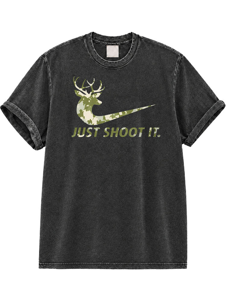 Just Shoot It Washed T-Shirt
