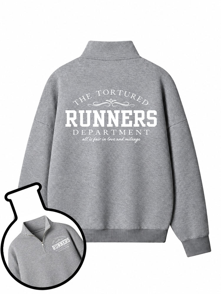The Tortured Runners Department Half-Zip Fleece Pullover