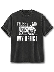 I'll Be In My Office Washed T-Shirt