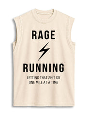 Rage Running Vintage Washed Cotton Tank Top