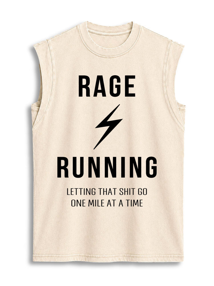 Rage Running Vintage Washed Cotton Tank Top