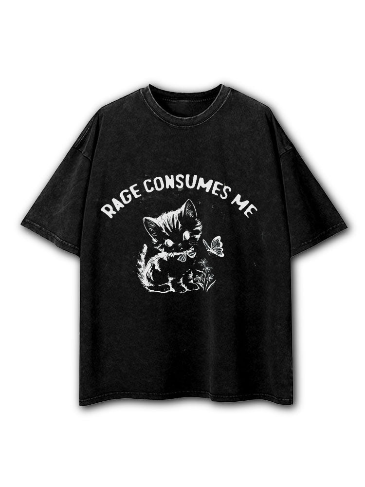 Rage Consumes Me Washed T-Shirt