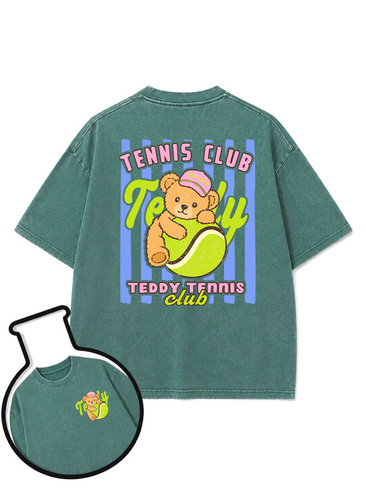 Teddy TENNIS CLUB Washed T-Shirt