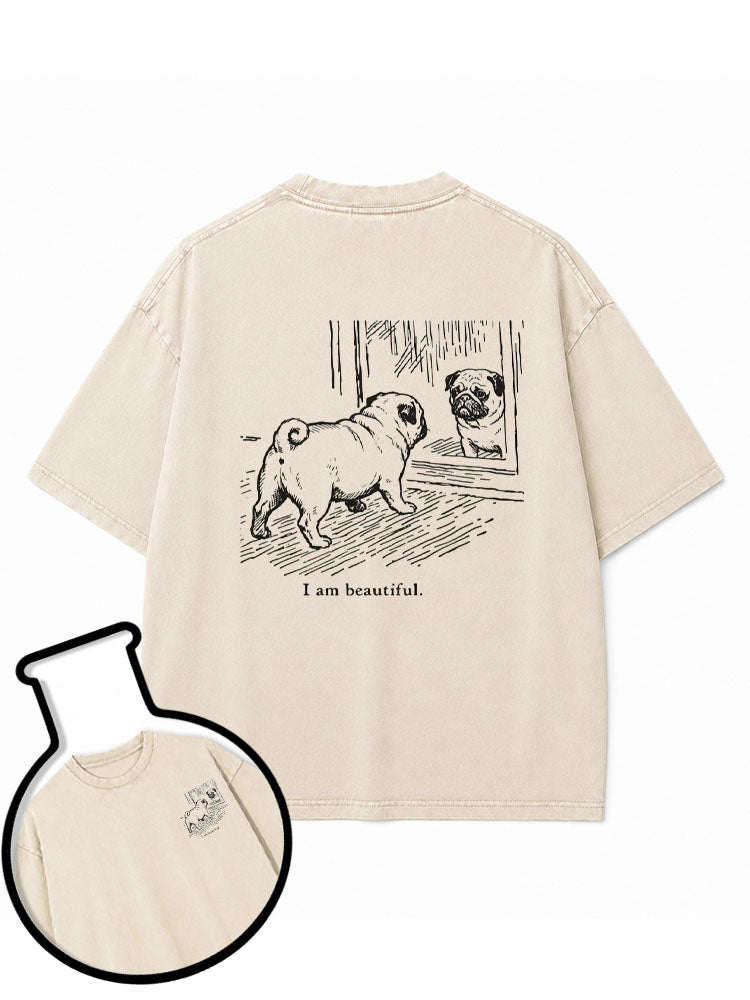 I am beautiful Washed T-Shirt