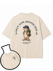 WALK SLOW BREATHE DEEP Washed T-Shirt