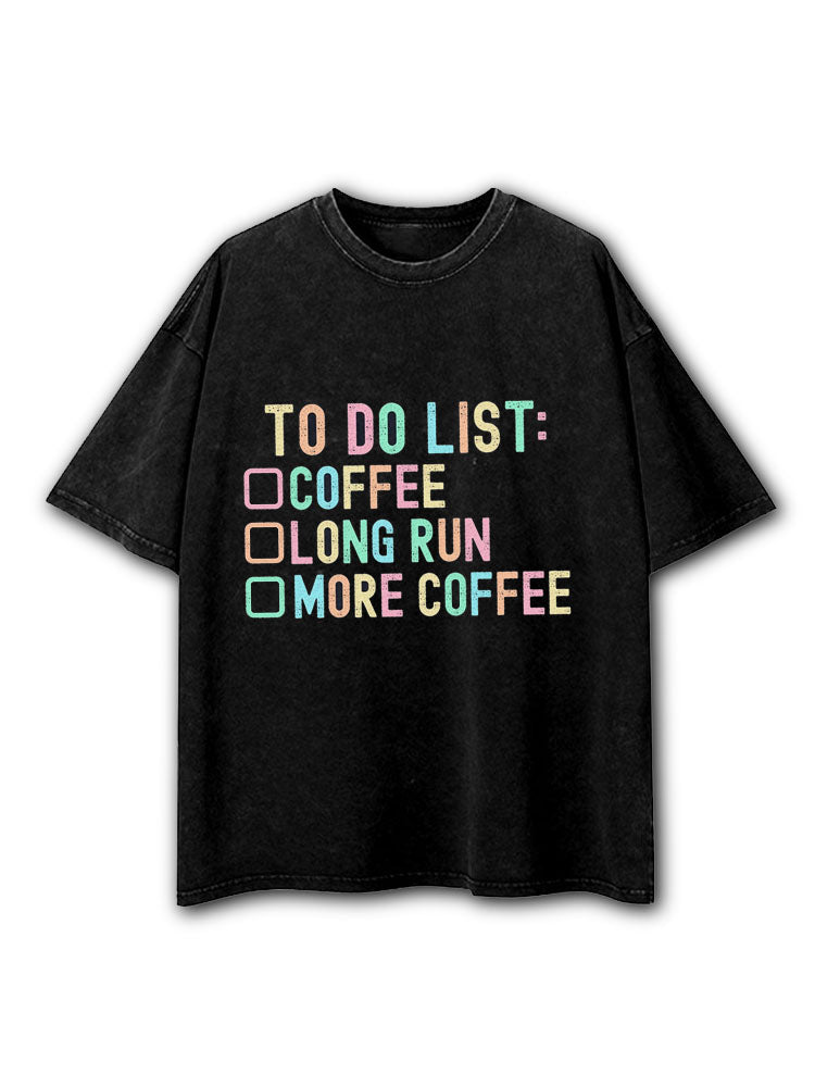 To Do List Washed T-Shirt