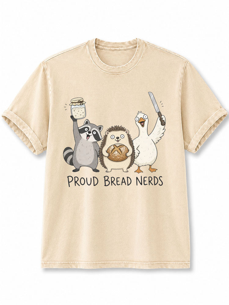 PROUD BREAD NERDS Washed T-Shirt
