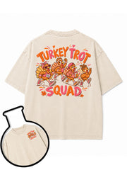 TURKEY TROT SQUAD Washed T-Shirt
