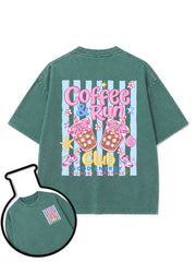 Coffee & Run Club Washed T-Shirt