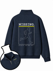 Missing Half-Zip Fleece Pullover
